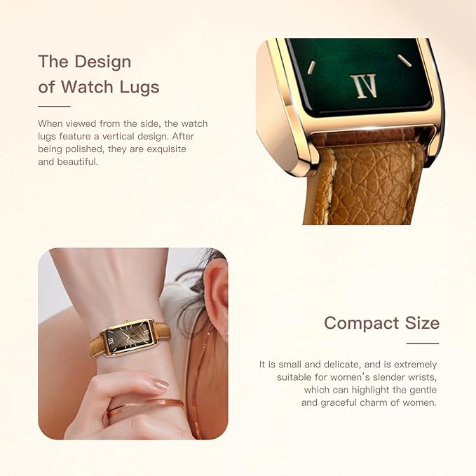 Yihou Fitness Trackers for Women Dainty Smart Watch Fitness Watch with Multiple Sport Modes Sleep Monitoring Heart Rate Monitor Step Counter Female Health for Android iOS Black Brown