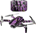 MightySkins Compatible with DJI Mini 2 Portable Drone - Purple Tree Camo | Protective, Durable, and Unique Vinyl Decal wrap Cover | Easy to Apply, Remove, and Change Styles | Made in The USA