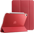 JETech Case ONLY for iPad Air 11-Inch M4/M3/M2 (2026/2025/2024), iPad Air 5/4 (2022/2020 5th/4th Generation 10.9-Inch), Slim Stand Hard Back Shell Cover with Auto Wake/Sleep (Red)