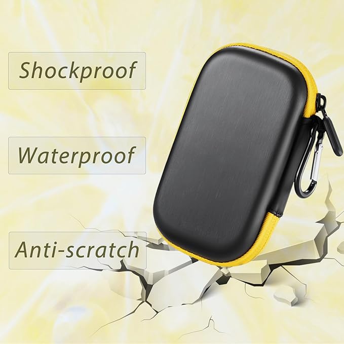 Hard Case Compatible with SanDisk Extreme Pro/SanDisk Extreme Portable External SSD 500GB 1TB 2TB, Portable Protective Storage Travel Bag (Box Only)