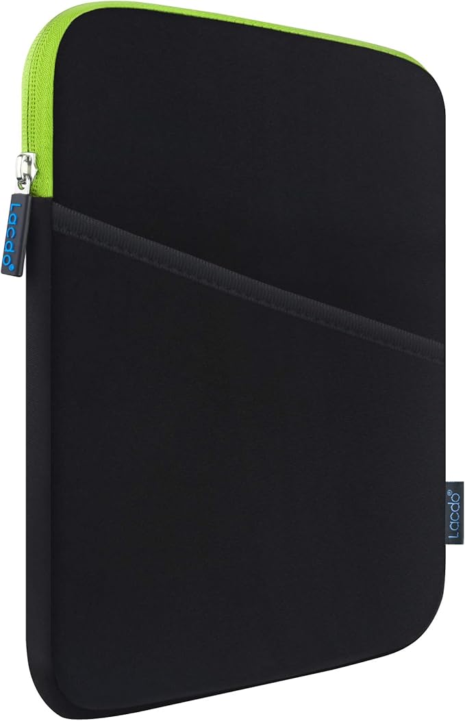 Lacdo Tablet Sleeve Case for 11 inch iPad A16 / 11 inch iPad Air M4 M3 M2 / 11" iPad Pro M5 M4 / 10.9" iPad /10.2" iPad /10.9" ipad Air / 11 Inch Samsung Galaxy Tab A9+ Bag, Fit Magic Keyboard, Green