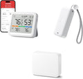 SwitchBot Bluetooth Temperature and Humidity Monitor Meter Pro Bundles with Hub Mini and Outdoor Thermometer