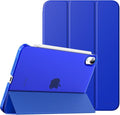 MoKo for iPad mini 7 (A17 Pro) Generation Case 2024, iPad mini 6 Case 2021, 8.3-inch Slim Lightweight Protective Hard Back PC Shell Stand Cover Support Touch ID, Auto Wake/Sleep, Klein Blue