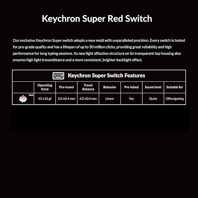 Keychron Q11 QMK/VIA TKL Split Keyboard Ergonomic, 91 Keys 75% Layout Wired Mechanical Gaming Keyboard Mac & Windows with Full Alu Frame, PBT Keycaps & Knobs, Hot-Swappable Keycrhon Super Red Switch