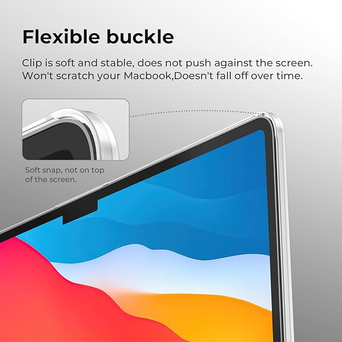 BlueSwan for MacBook Pro 13 inch Case, 2026 2022-2016 M2 M1 Clip, Anti-Scratch Flexible Protective Laptop Cover with Grippy Matte Texture, Slim and Easy Installation, Frosted White