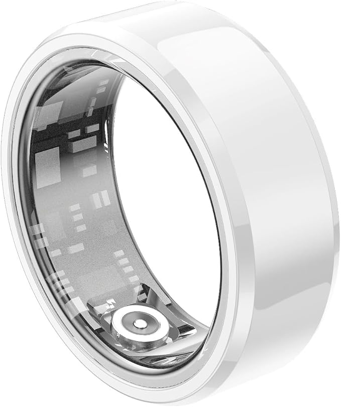Yoidesu Smart Health Ring for Women & Men, IP68 Waterproof Wearable Fitness Ring Rechargeable with Sleep Monitoring Step Counting Camera Control Heart Rate (8)
