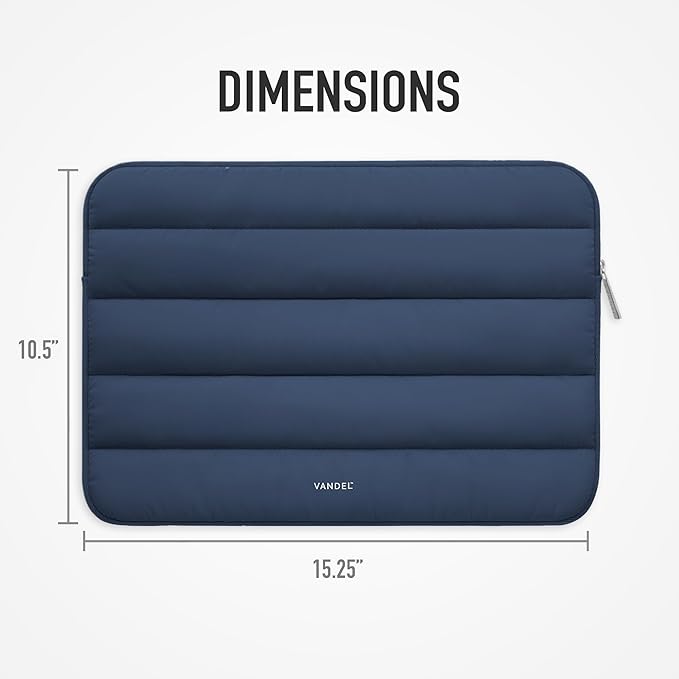 Vandel - The Original Puffy Laptop Sleeve 15-16 Inch Sleeve for Women and Men MacBook Pro 16 in Case, Cute Computer Bag 15.6 Inch HP Carrying Case - Apple, Asus, Dell, HP Laptop Case 15.6 Cover
