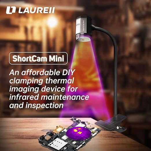 IIT ShortCam AS Series Infrared Camera Thermal Imaging Analyzer Detachable Infrared Lens Allowing for Various Innovative DIY,Desktop Thermal Imaging Camera (AS21)