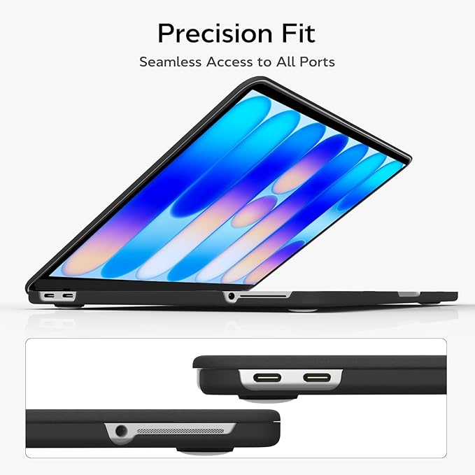 B BELK for MacBook Neo Case 13 inch 2026 (A18 Pro, Model A3404), Slim Matte Hard Shell Case with Keyboard Cover & Screen Protector, 1:1 Precision Fit Protective Laptop Cover for Mac Neo 13 inch, Black