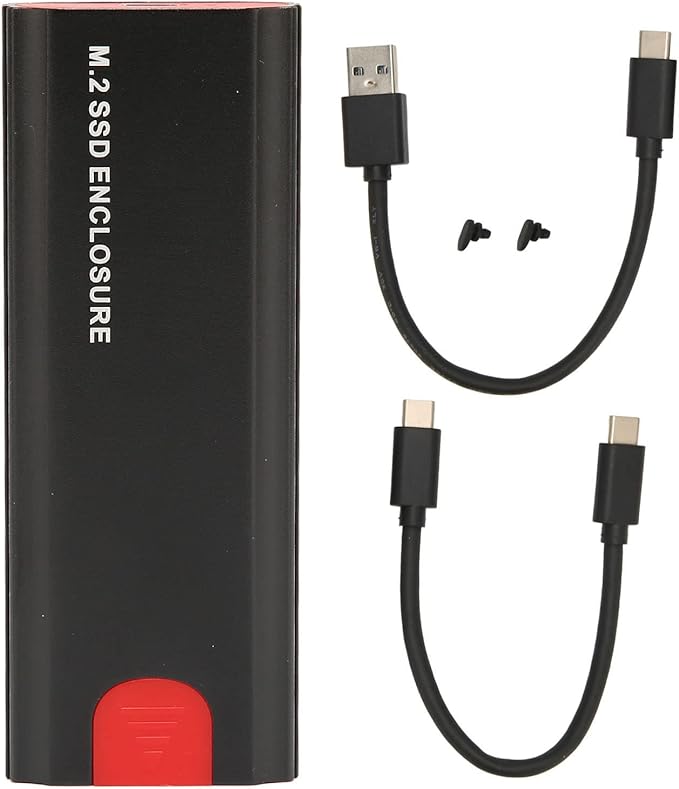 M.2 NVME SSD Enclosure, 2TB for 2230 SSD (Black) Internal SSD