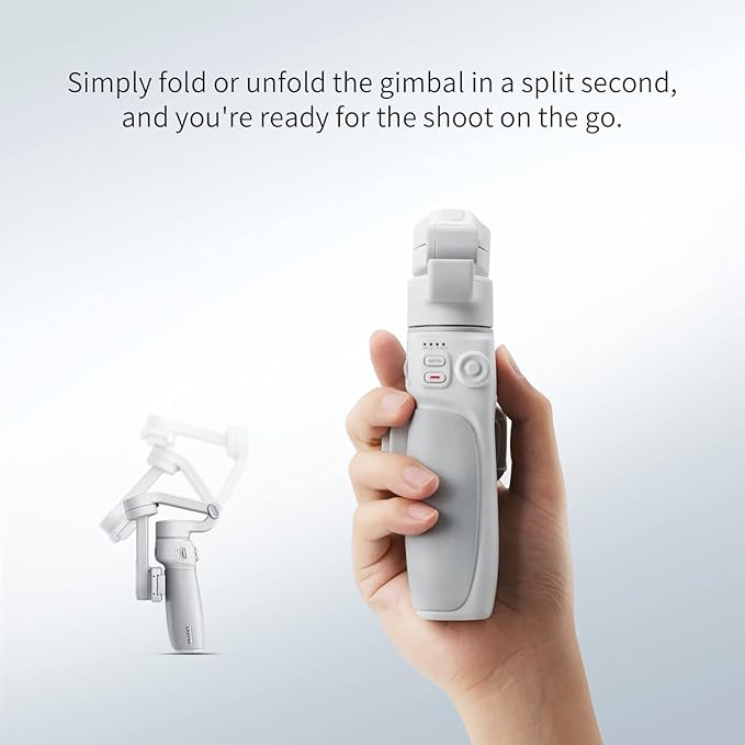 Zhiyun Smooth Q4 Gimbal Stabilizer for Smartphone,3-Axis Gimbal for iPhone Android Cellphone,Built-in Extension Rod,Portable and Foldable,Vlogging Stabilizer,TikTok YouTube Video