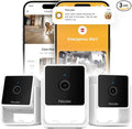 Petcube Cam The Pack of 3 | Indoor Wi-Fi Pet Security Camera with Phone App, 2-Way Audio and Video, Night Vision, 1080p HD Video and Smart Alerts