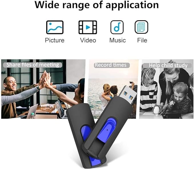 JUANWE 512GB USB Flash Drive, Thumb Drive 130MB/S High Capacity, USB 3.0 Jump Drive USB Drive Flashdrive for Computers