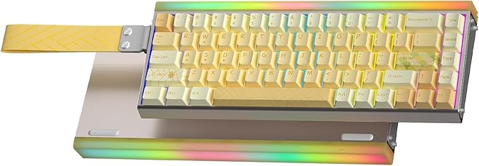 AULA Hero 68 HE Ultra - Wired Gaming Keyboard with Hall Effect Magnetic Switch, CNC Aluminum Frame, 8KHz Polling Rate, RGB Box & Backlight, Adjustable Actuation, 65% Compact Small Gamer Keyboards