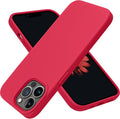 OTOFLY Designed for iPhone 13 Pro Max Case, Silicone Shockproof Slim Thin Phone Case for iPhone 13 Pro Max 6.7 inch (Red)