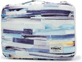Kinmac 360° Protective Laptop Sleeve Case with Pockets, Color Stripe Pattern, Padded Cover with Handle (15.6 inch-16 inch)