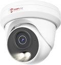 Anpviz 6MP PoE IP Camera, 3K Full Metal Turret Security IP Camera Outdoor Indoor, Smart Dual Light Color Night Vision, AI Human Vehicle Detection, Built-in Mic, NDAA, IPC-D3B63W-S (U Series)