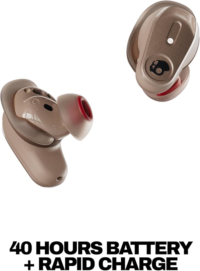 Skullcandy Method 360 ANC Wireless Earbuds, Sound by Bose, Bluetooth Headphones, Premium Noise Cancelling, Up to 40 Hrs Battery, Sweat and Water Resistant, Microphone for iPhone Android - Primer