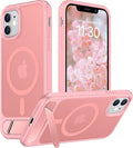 Magnetic Compatible with iPhone 11 Phone Case, [Built-in Invisible Kickstand][Compatible with MagSafe] [Military Grade Shockproof] Slim Translucent Matte Phone Case for iPhone 11 6.1"