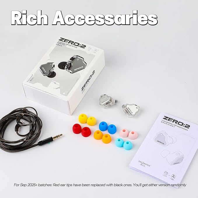 Linsoul 7Hz x Crinacle Zero:2 in Ear Monitor, Updated 10mm Dynamic Driver IEM, Wired Earbuds Earphones, Gaming Earbuds, with OFC IEM Cable for Musician (with MIC, Orange)