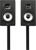 Polk Monitor XT20 Pair of Bookshelf or Surround Sound Speakers - Hi-Res Audio Certified, Dolby Atmos & DTS:X Compatible, 1" Terylene Tweeter & 6.5" Dynamically Balanced Woofer (Pair, Midnight Black)