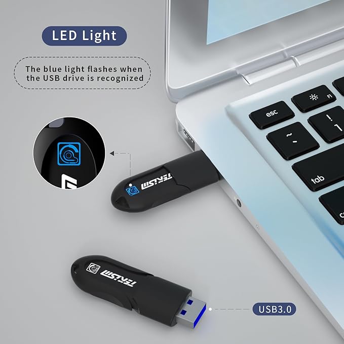 32GB 2 Pack USB 3.2 Gen 1 (USB 3.1) Flash Thumb Drive, External Data Storage Memory Stick Compatible with Computer/Laptop