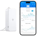 GoveeLife 262ft Bluetooth Hygrometer Thermometer H5110, Mini Humidity Temperature Sensor with App Notifications, 2-Year Free Data Storage Export, for Bedroom, Wine Cellar, Basements