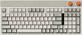 LOFREE Block Wireless Mechanical Keyboard, 98 Keys Rechargeable Hot-swappable Keyboards with 3 Types Connection for Windows, Mac OS/Rero knobs for Volume Control, Mode Shift, eyeable Panels 2025