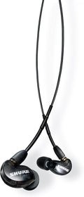 Shure SE215 PRO Wired Earbuds, Professional Sound Isolating Earphones with Clear Sound, Deep Bass, Secure in-Ear Fit, Carrying Case, Black (SE215-K)