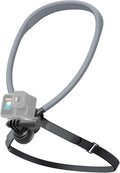 SMALLRIG Neck Mount for Action Camera with Adjustable Chest Strap, 2-Prong Interface Chest Mount for GoPro Hero 13/12/11/10/9, for DJI Osmo 360/Nano/Action 6/5 pro/4/3, for Insta360 Ace Pro 2-5596