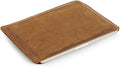 Top Grain Leather 13.3" Slim Laptop Sleeve Protector, Minimalist Vintage Design, Fully Handmade, Compatible with MacBook Pro 13.3" MacBook Air 2022 DELL XPS 13" & Other PC, Brown 13.3 Inch