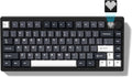 Womier 75% Wireless Mechanical Gaming Keyboard with Knob & Display, Bluetooth 5.0/2.4GHz/USB C Thocky Creamy Keyboard for PC Computer, 8000mAh Battery Hot Swappable Key Board for Win/Mac (MT75-Grey)