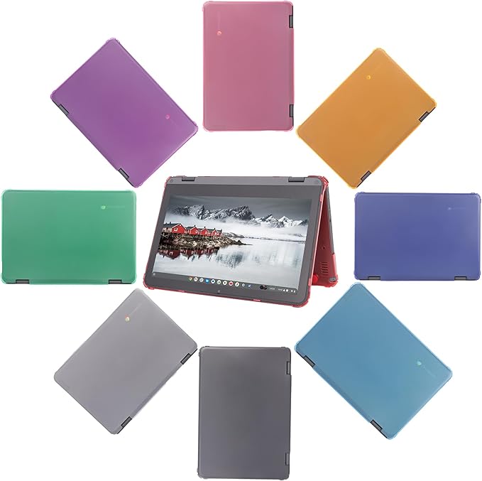 mCover Hard Shell Case Only Compatible for 2025 or Later 11.6" Lenovo 500e Chromebook Gen 4s 2-in-1 Laptop (NOT Fitting Any Other Lenovo Models)- Red