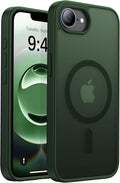Eastinbox Magnetic Shockproof for iPhone 17e & iPhone 16e Case [Compatible with MagSafe] [Military-Grade Protection] Anti-Yellowing, Matte Protective Phone Case for iPhone 17 e/16 e 6.1", Green