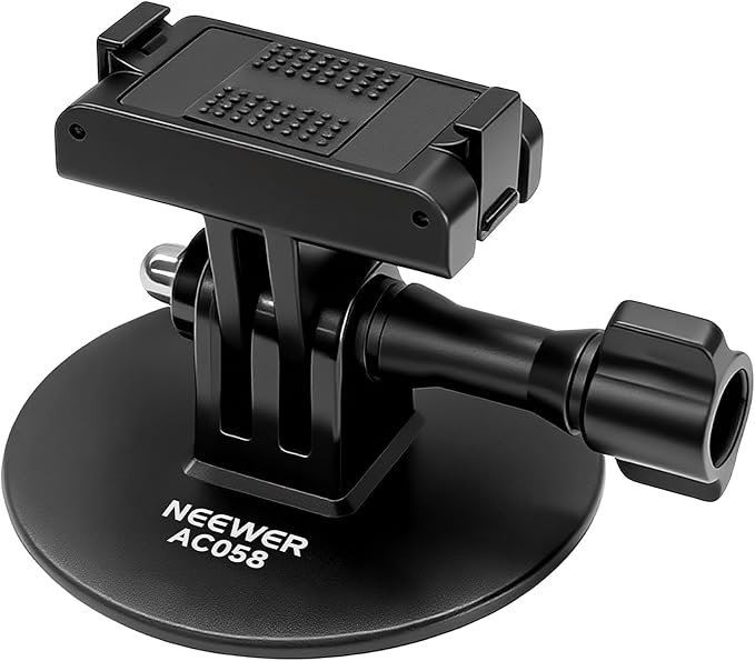 NEEWER Adhesive Base Mount Kit Compatible with DJI Osmo Nano/Osmo 360/Action 6 5 Pro 4 3, Magnetic Quick Release Adapter Stand Bracket Action Camera Accessories for POV Video Recording, AC058