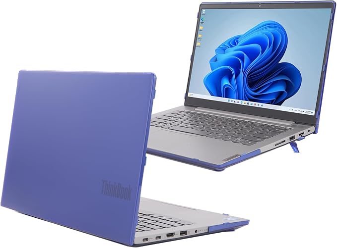 mCover Case ONLY Compatible for 2021~2023 14" Lenovo ThinkBook 14 G2 / G3 / G4 / G5 Series Notebook PC (NOT Working with Other Lenovo Models) - Blue