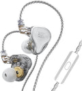 CCA KZ ZAS in Ear Monitor Headphones 16 Units 7BA 1DD Hybrid Drivers HiFi IEM Earphones High Clarity Wired Earbuds for Musicians Singers Audiophile Dj Drummers
