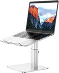 BESIGN LSX6N Laptop Stand, Ergonomic Adjustable Notebook Riser, Computer Holder, Laptop Mount Compatible with 10-15.6" Laptops, Silver