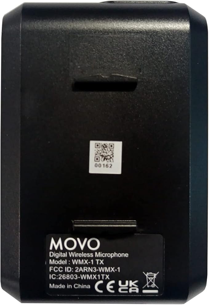 Movo Edge-DI Wireless Lavalier for iPhone - Perfect Compact Lav Mic for Smartphone Gimbal Stabilizer - Great for Vlogging, Filming, Teachers, and More - Compatible with DJI Osmo OM 4, 5