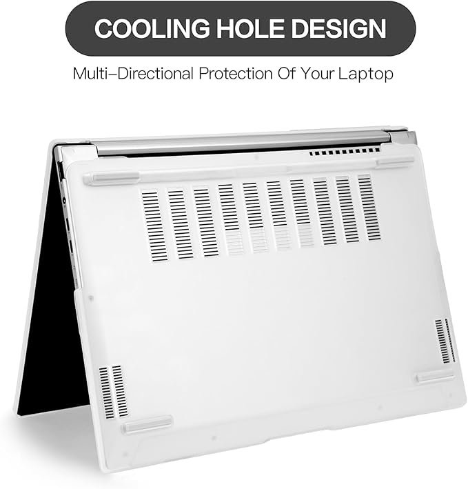 MOSISO Case Compatible with ASUS Zenbook 14 inch OLED 2026 2025 2024 Release (Model: UX3405M / UX3405C), Lightweight Protective Plastic Hard Shell Case Cover, Frosted Clear