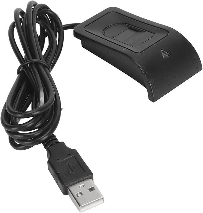 USB Fingerprint Reader Fingerprint for windows10/11, Hello Automatic Driver Installation with 5ft Extension Cable, Password Operation, Hold 10 Fingerprints