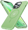 Magnetic for iPhone 14 Pro Max Case, [Compatible with MagSafe][Military-Grade Drop Protection][Anti-Yellowing] Shockproof Translucent Matte Cover for iPhone 14 Pro Max Phone Case,Mint Green