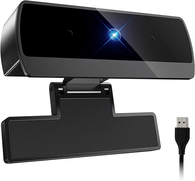 Diccik 1080P Webcam with Microphone, Full HD Video Calling Web Camera, HD Light Correction Streaming Webcam for Zoom/Skype/Teams, Plug and Play PC Camera Web cam for Windows & Mac