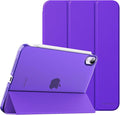 MoKo for iPad mini 7 (A17 Pro) Generation Case 2024, iPad mini 6 Case 2021, 8.3-inch Slim Lightweight Protective Hard Back PC Shell Stand Cover Support Touch ID, Auto Wake/Sleep, Purple Violet