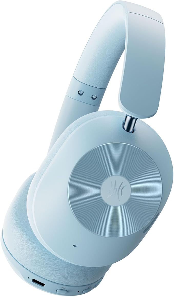OneOdio Focus A5 Wireless Over-Ear Headphones, Hybrid Active Noise Cancelling, 75H Playtime, Hi-Res LDAC Wireless Audio, Bluetooth 5.4, Built-in Mic for Clear Calls, Low Latency Game Mode