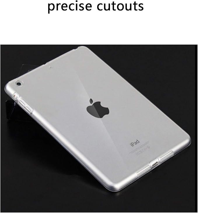 Clear Back Case for Apple iPad 10.2 inch iPad 9th/8th/7th Generation (2021/2020/2019) Transparent Slim Lightweight [Impact Resistant] [Corner Protection] Soft TPU Shockproof Cover, Clear