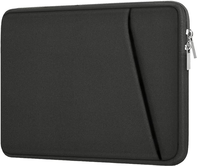 15.6 inch Laptop Sleeve, Durable Briefcase Cover Shockproof Protective Sleeve, Handbags Portable Laptop Bag for 15.6 inch HP Dell Asus Lenovo Notebook Computer Case with Front Pocket, Grey