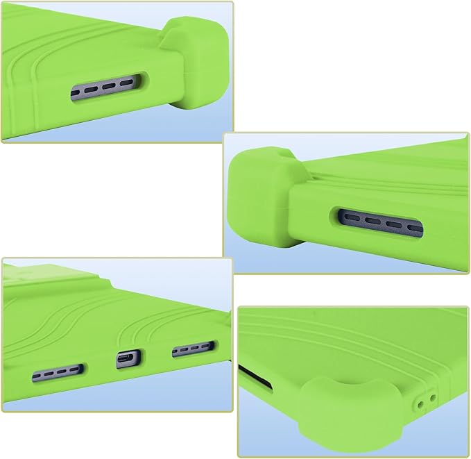 ATOOZ for TCL NXTPAPER 11 Plus Tablet Case 2025 (9649X) with PC Stand Soft Silicone Kids Case for TCL NXTPAPER 11 Plus 11.5 Inch (Green)