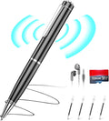 Voice Recorder with Playback, 128GB Digital Voice Activated Recorder with Intelligent Noise Reduction, Recording Device, 4800Hrs Smart Tap Dictaphone for Lectures Meeting, Class, Work, Interviews