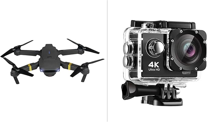 Falcon 4K Drone with Camera | Quadcopter for Kids and Adults, Beginner to Pro, Xtreme Pro Cam 4K Action Camera - Ultra HD Waterproof Camera with Wi-Fi, 170 Wide Angle
